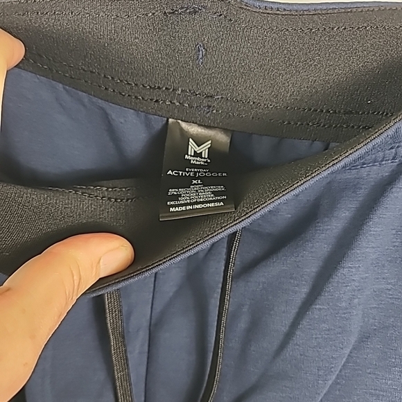 NWT Member's Mark Men's Everyday Active Jogger Blue Sz XL - Picture 6 of 6